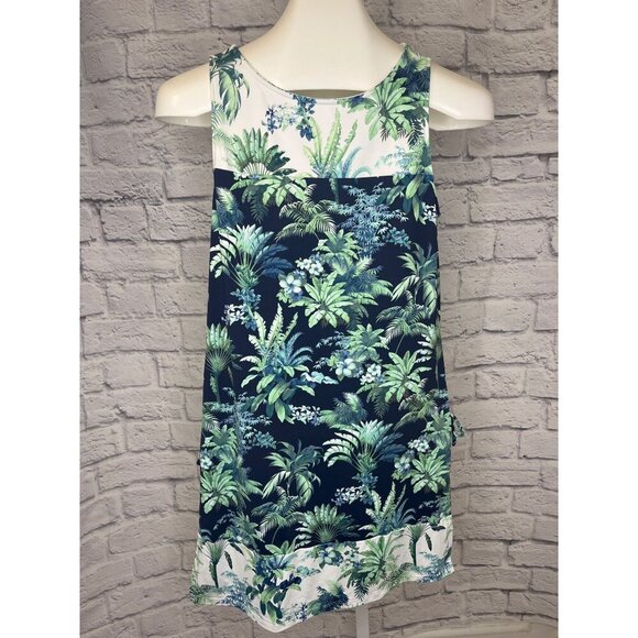 Tommy Bahama Art of Palms Hich Neck Romper Skort Dress UPF 50+ Women's Size XSM - Picture 10 of 11